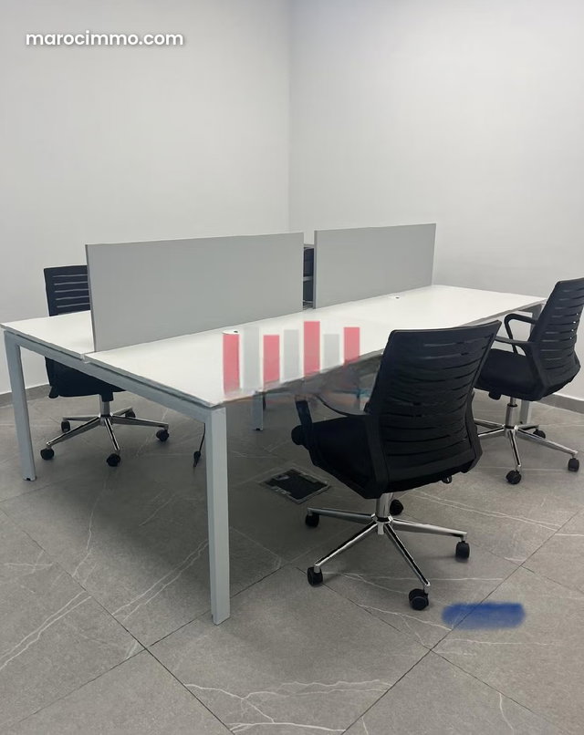 Plateau de bureau premium aménagé et meublé de 175 m quartier florida a la location — 3