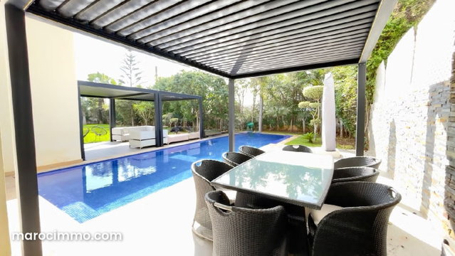 Vente villa moderne avec piscine BOUSKOURA 980m² — 3