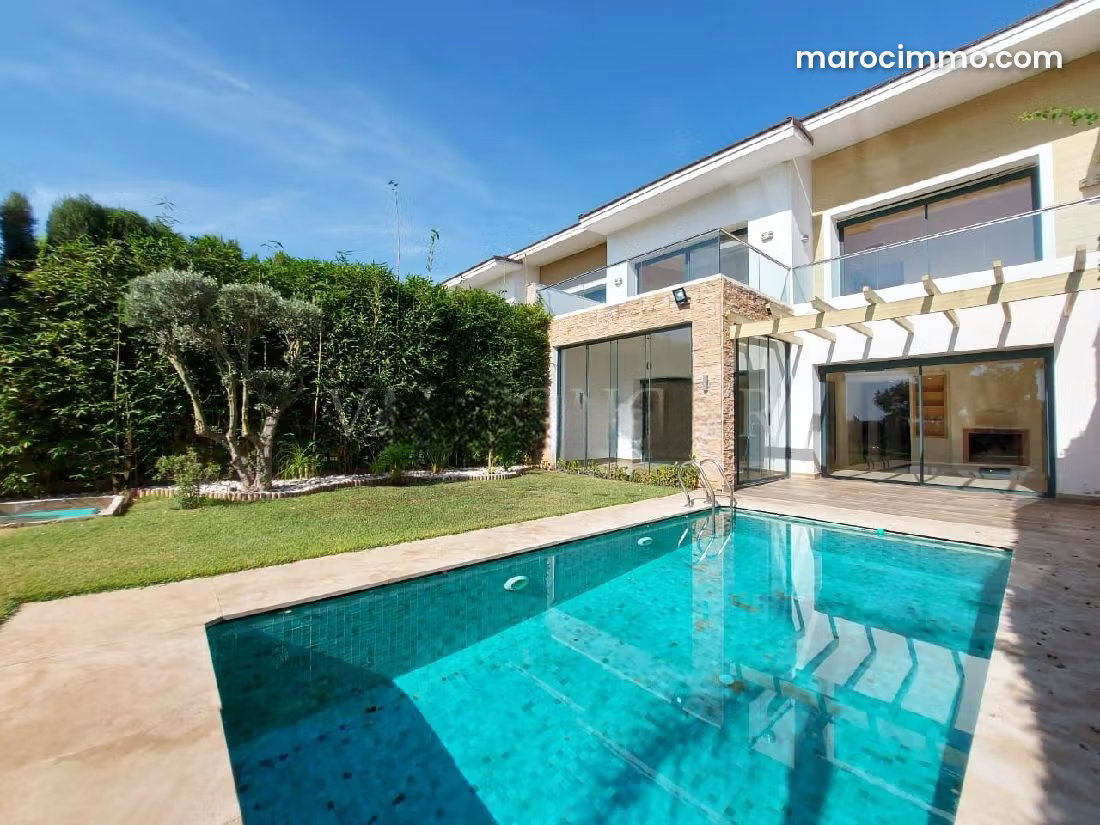 4-Bedroom Villa with Pool for Rent, Ville Verte Bouskoura — Bouskoura