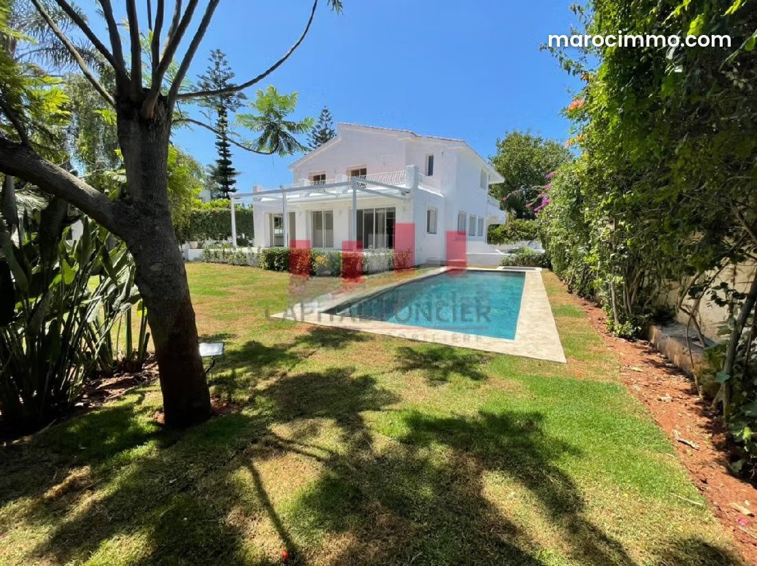 Villa 1000 m² avec piscine et jardin, C.I.L, Casablanca — Casablanca