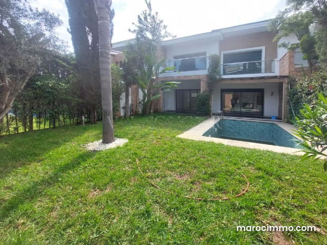 Vente très belle villa de 4chambres avec piscine 359m2 La Palmeraie, Bouskoura — Marrakech