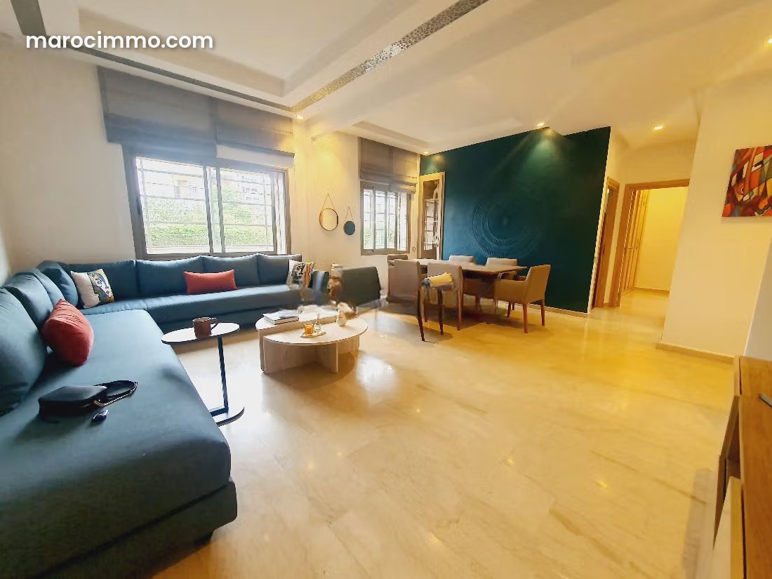 Furnished 95 m² Apartment for Rent in Ferme Bretone, Casablanca — Casablanca
