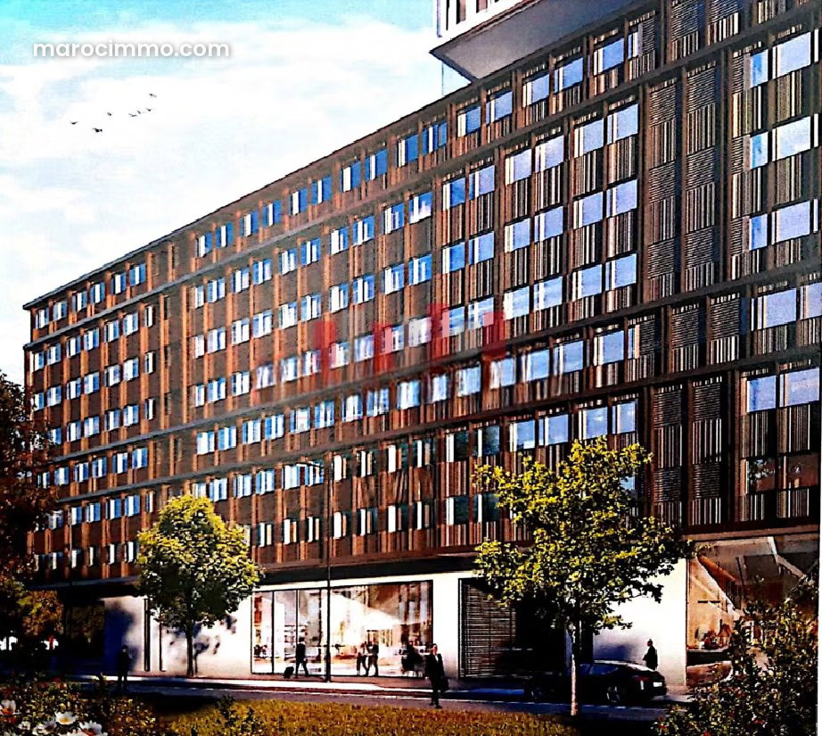 Bureau 916 m² neuf, Casablanca Finance City, 2 niveaux — Casablanca