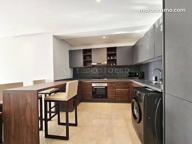 Location magnifique appartement spacieux avec terrasse meublé moderne, Casablanca Finance City — 3