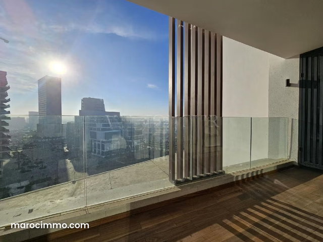 Location magnifique appartement spacieux avec terrasse meublé moderne, Casablanca Finance City — 2