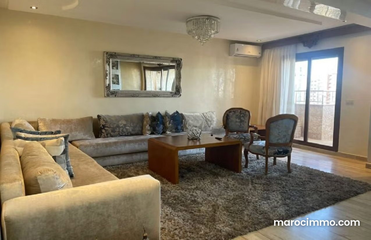 Two-bedroom apartment with terrace for rent in central Tangier — Tangier