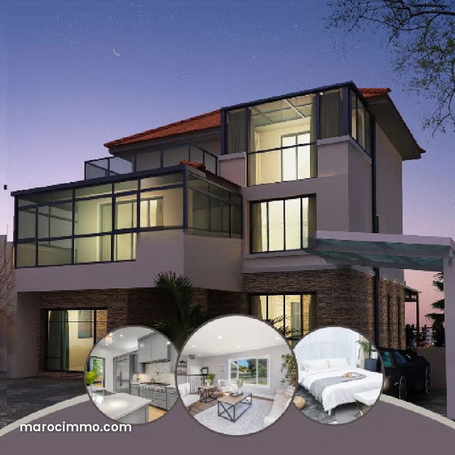 A vendre Terrain 476M² COMMERCIAL AIN DIAB — الدار البيضاء