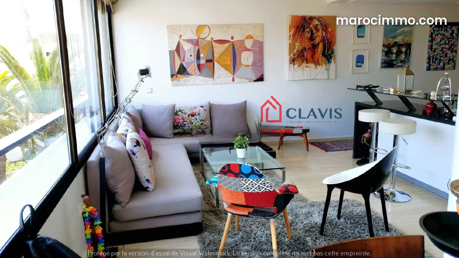 Furnished 80 sqm Apartment in the Heart of Gauthier, Casablanca — Casablanca