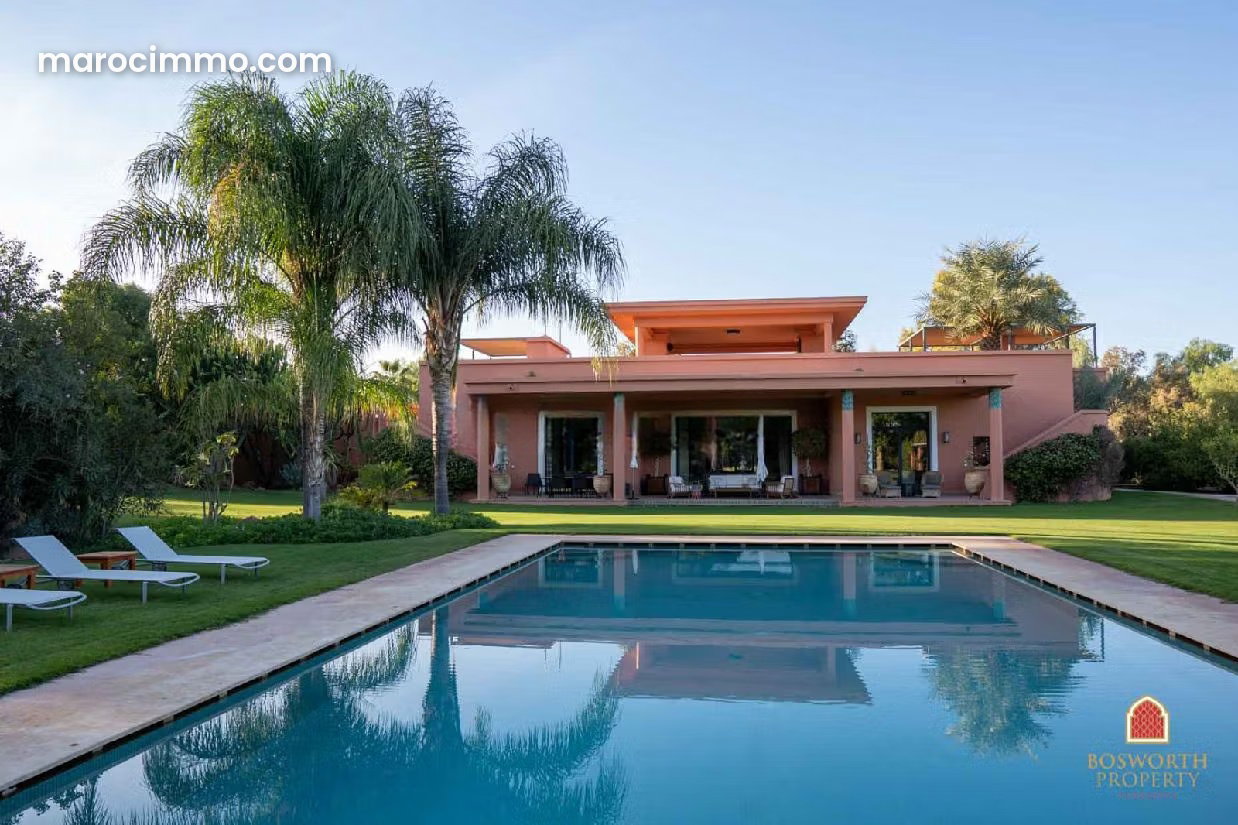 1.2-Hectare Art Deco Villa with Atlas Views, Amezmiz Road, Marrakech — Marrakesh