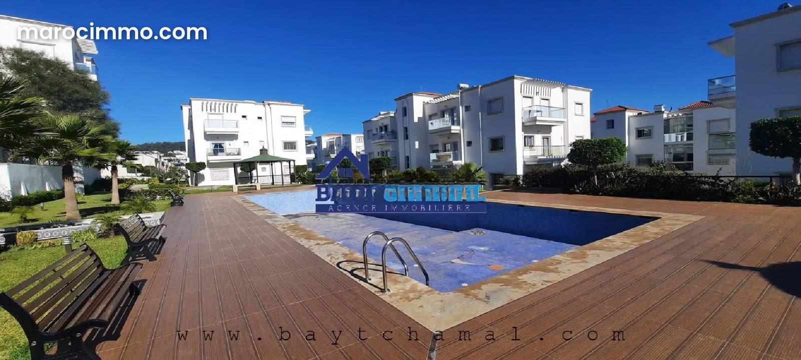 Appartement 200 m², 3 chambres, Du Golf, Tanger, piscine — Tanger