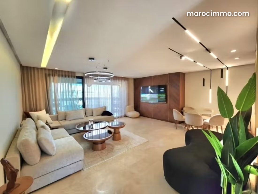 Furnished 120 sqm apartment, 2 bedrooms, Casablanca Finance City — Casablanca