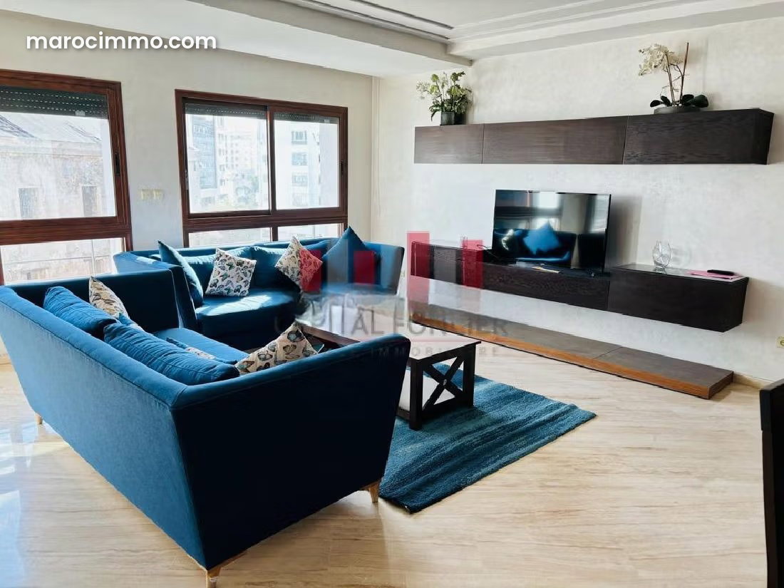 Appartement meublé 206 m² avec terrasse au Palmier Casablanca — Casablanca