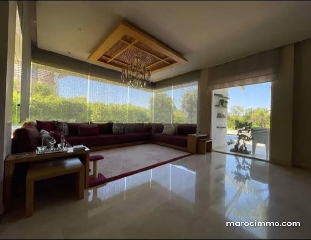 A vendre Villa jumelée 660m2 Front Golf CGI Bouskoura — 3