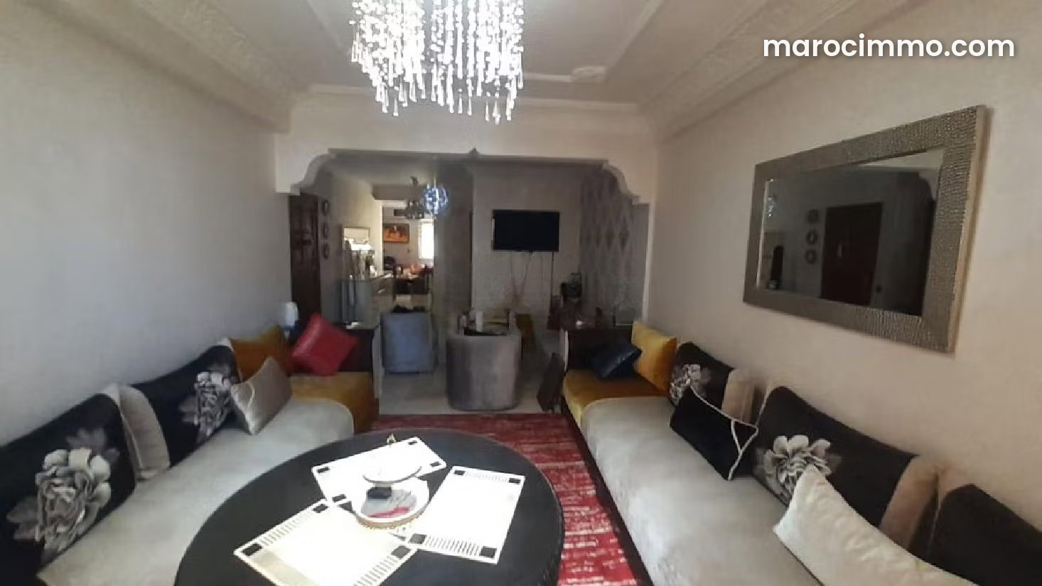Appartement 103 m², 2 chambres avec garage, Roches Noires Casablanca — Casablanca