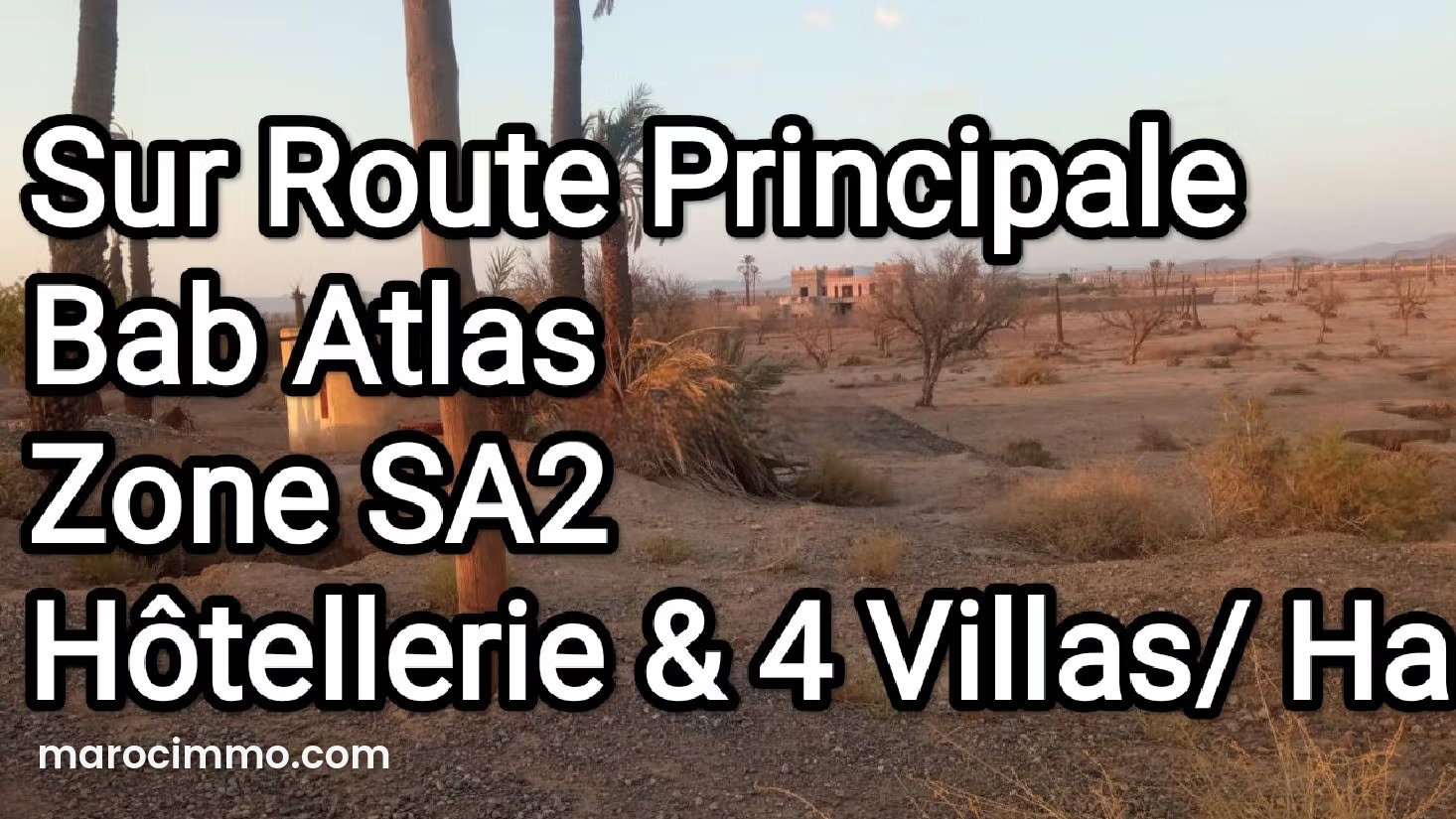 3.4-Hectare Plot, Route de Fès, Marrakech — Marrakesh