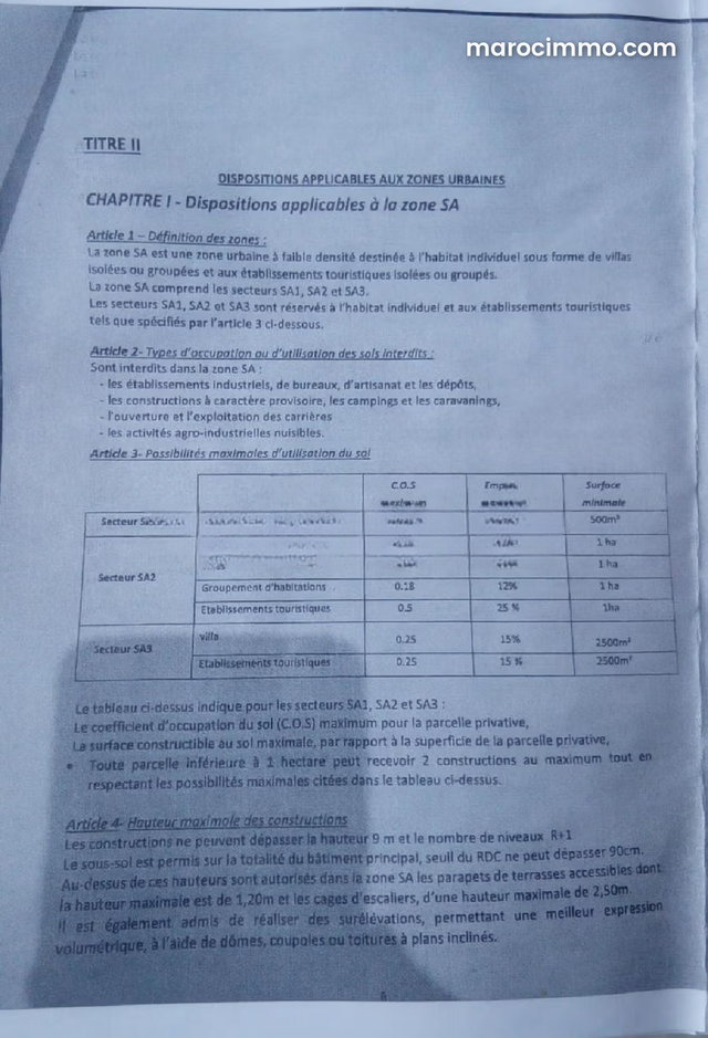 Land for Sale on Bab Atlas Road km11 — 5