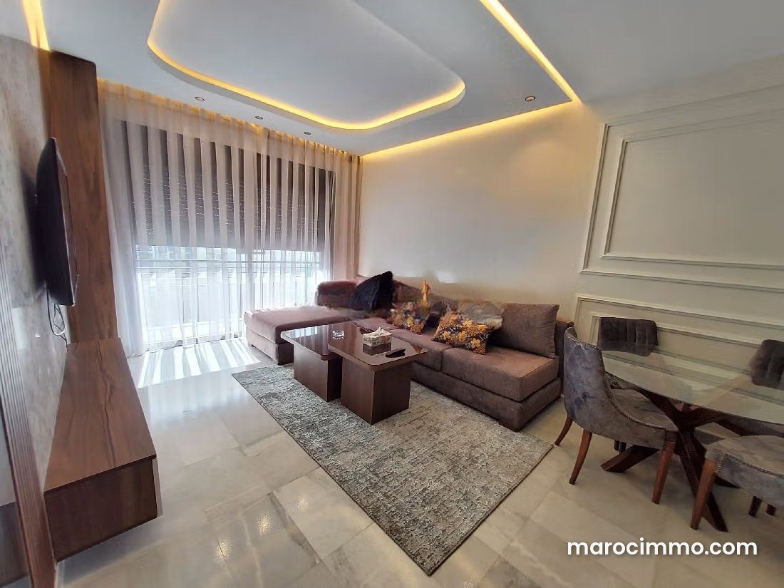 Furnished Apartment with Terrace and Garage, Racine, Casablanca — Casablanca
