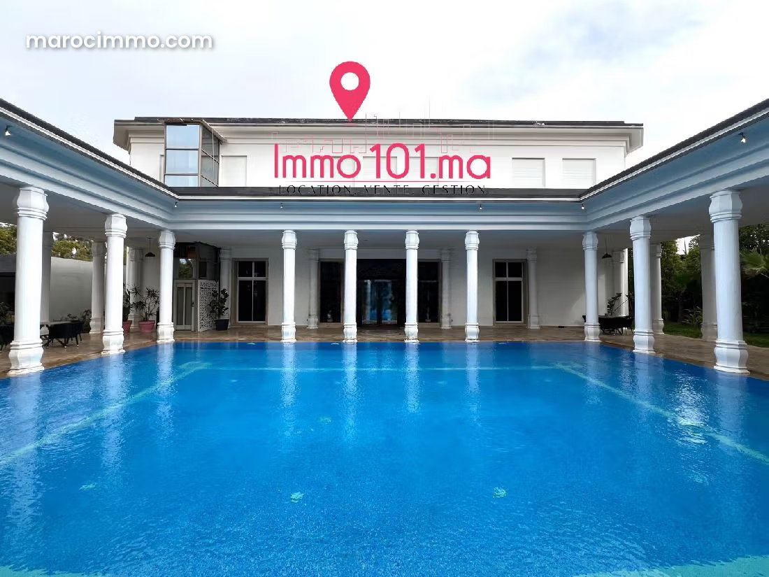2,300 sqm Villa on 4,500 sqm Grounds, Souissi, Rabat — Rabat