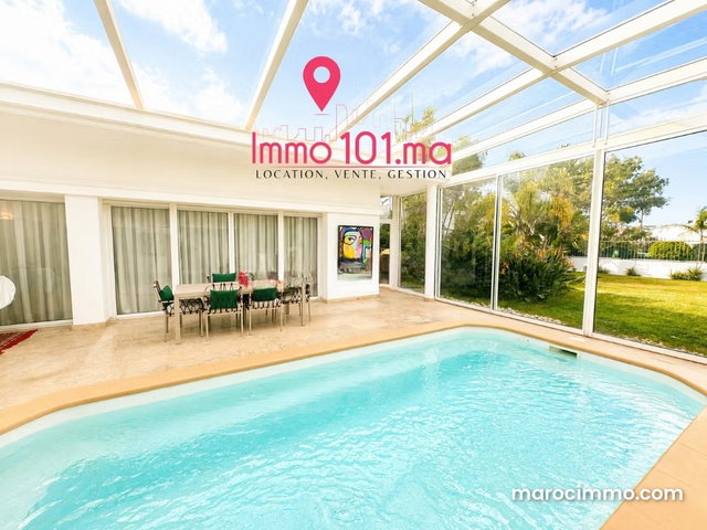 Location villa meublée avec piscine à Skhirat plage — 2