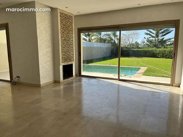 Superbe villa vide à louer à Bouskoura — بوسكورة
