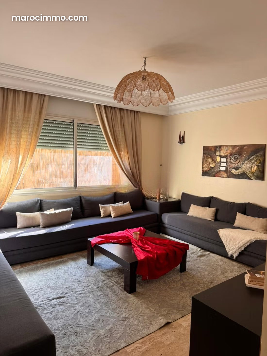 Appartement meublé 80 m², terrasse et garage, Maarif, Casablanca — Casablanca