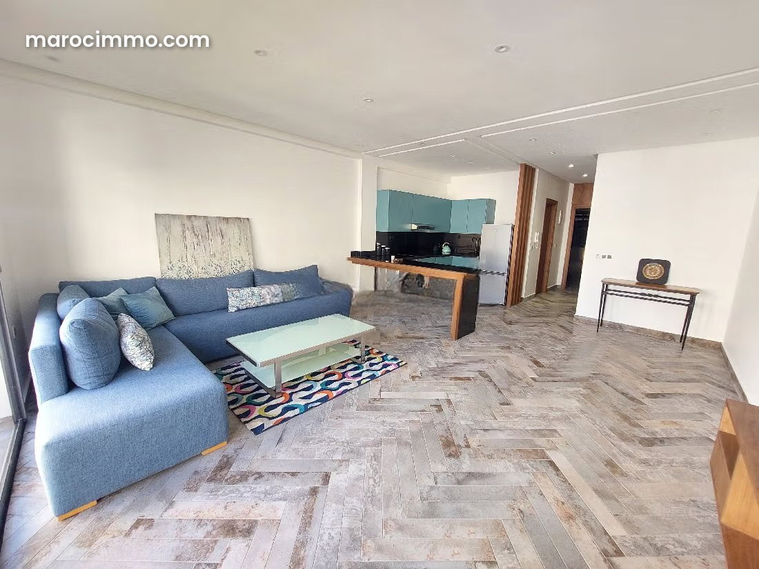 Furnished apartment with terrace for rent in Beauséjour, Casablanca — Casablanca
