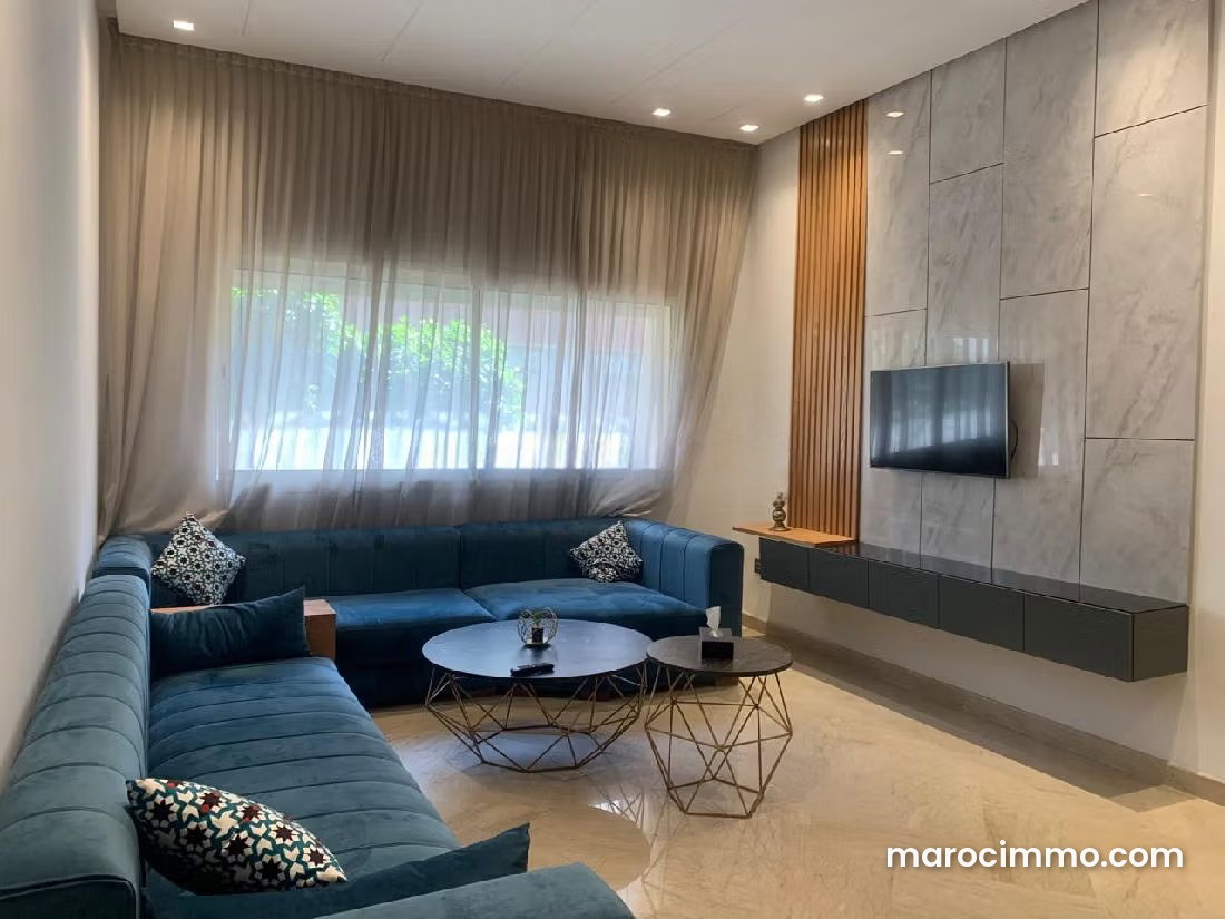 Furnished studio, Casablanca Finance City, residence with gardens — Casablanca