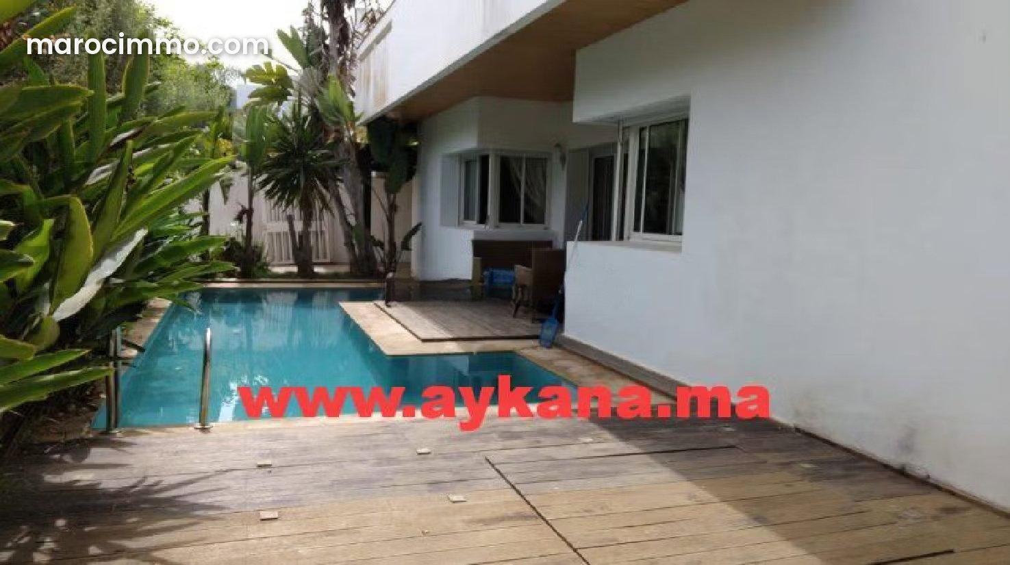 Villa 4 chambres avec piscine, Plage rose marae, Skhirat — Skhirat