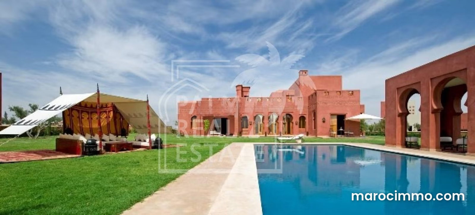 Villa 4 chambres à vendre, Route d'Ourika, Marrakech — Marrakech