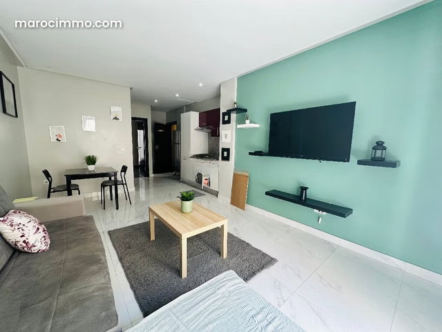 Appartement en location à Maârif. 2 pièces. Bien meublé — 2