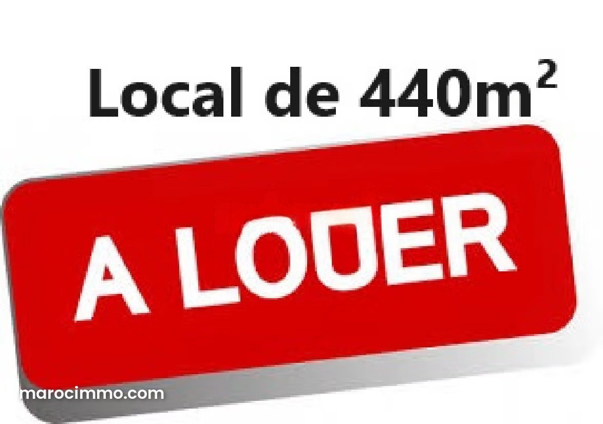 440 sqm Commercial Premises for Lease, Val Fleuri, Casablanca — Casablanca