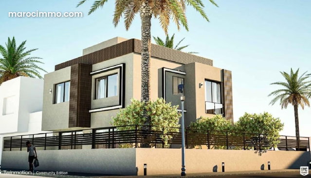 Maison de haut standing à vendre à Route de Tahanaout. Surface de 297 m². Jardin et terrasse — 2