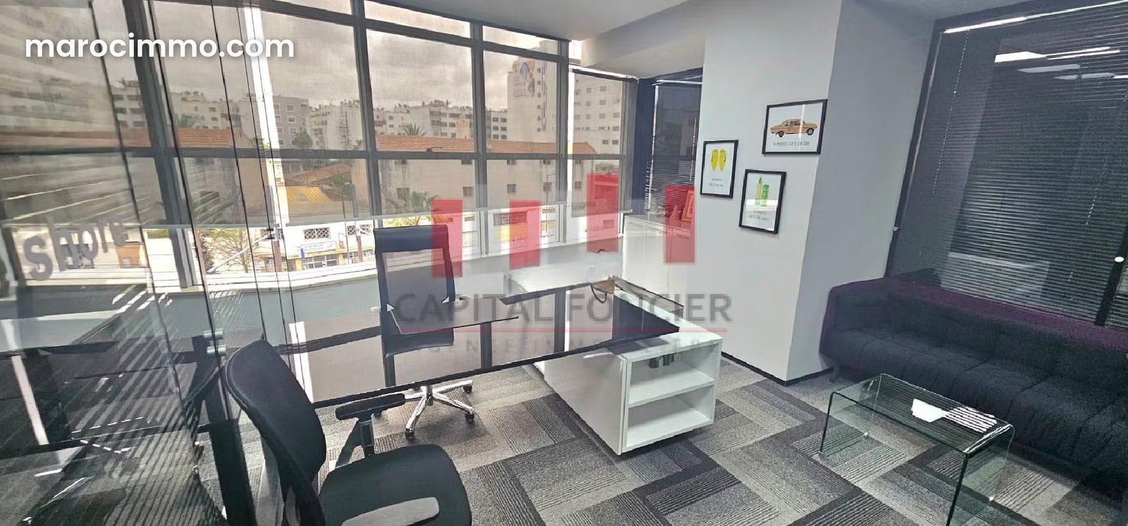 Bright Office for Rent in Casablanca's Quartier des Hôpitaux — Casablanca