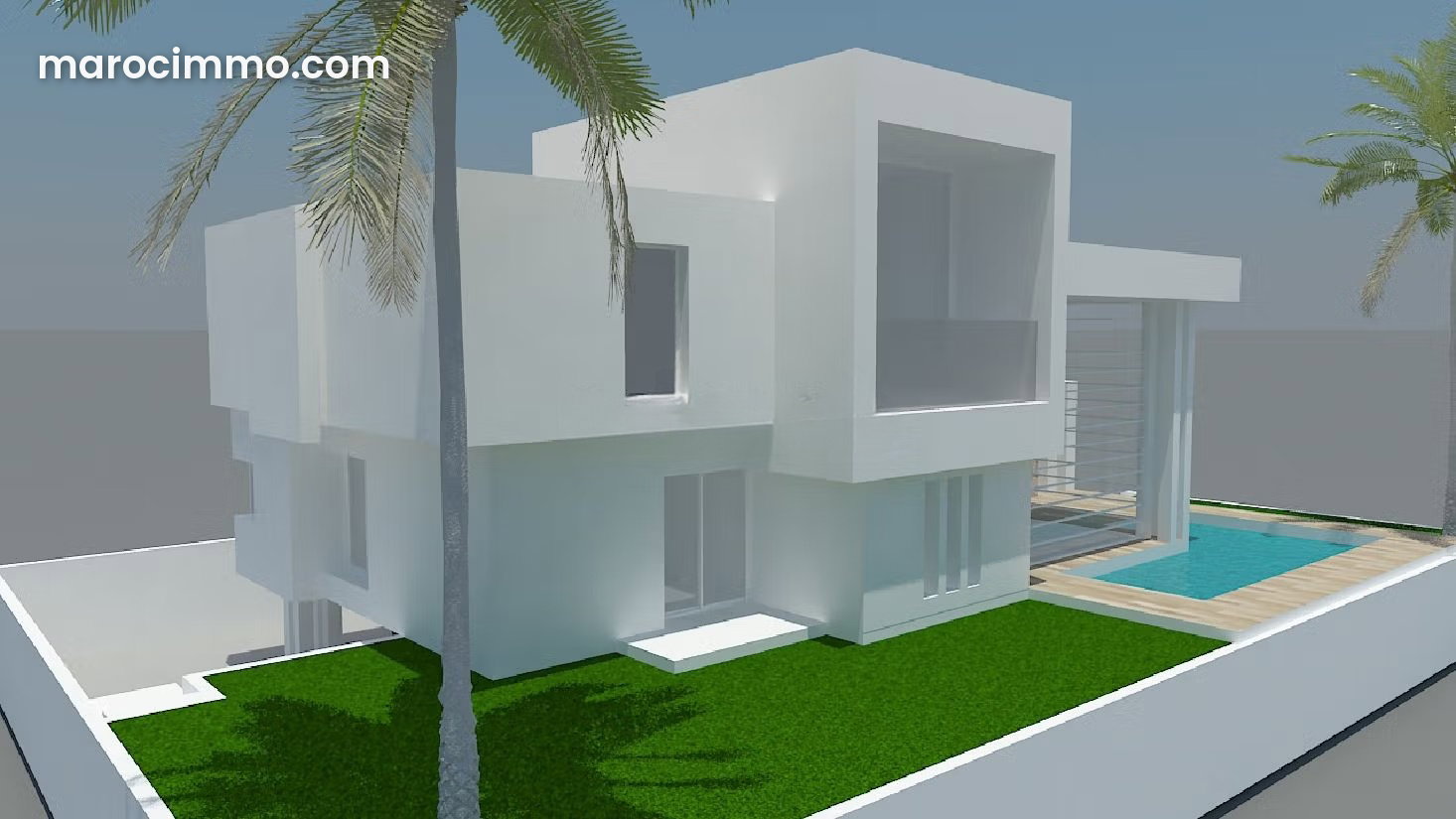 590 sqm Villa with Pool for Sale, Val Fleury, Kenitra — Kenitra