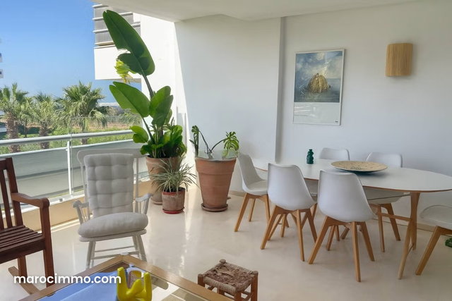 Location sublime appartement vide 200m2 avec terrasse aux Allées Marines à Ain Diab — 2