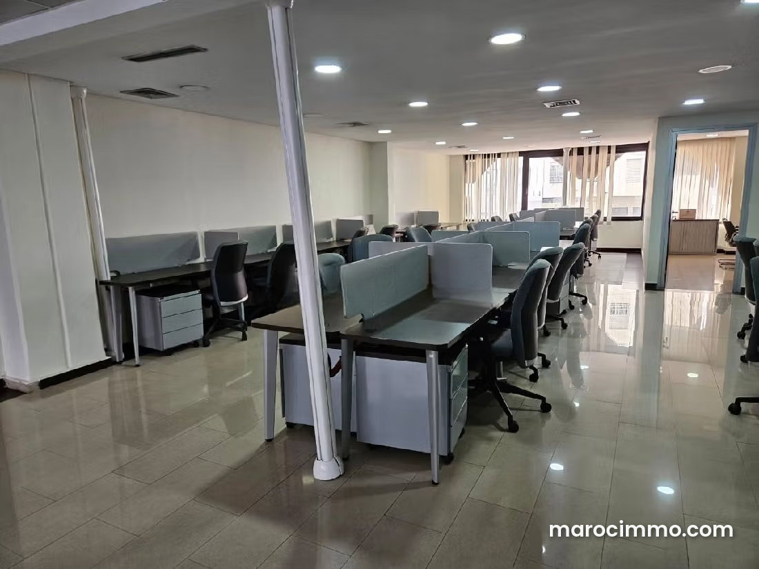 Bureau 1000 m² avec terrasse 300 m², Palmier, Casablanca — Casablanca