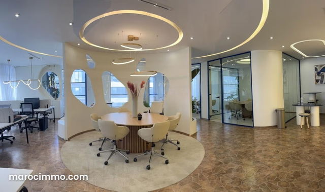 Bureau Prime 154 M² Aménagé Meublé A Sidi Maârouf — الدار البيضاء