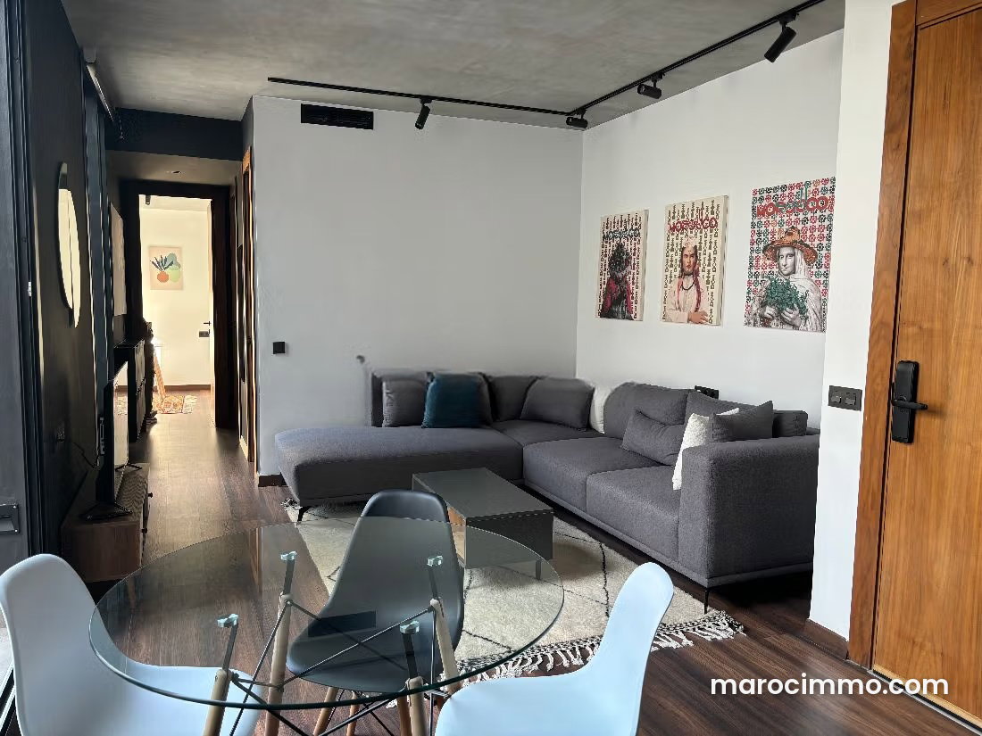Furnished 60 sqm apartment with terrace, Gauthier, Casablanca — Casablanca
