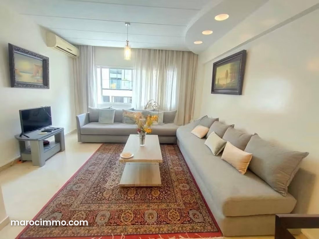 Furnished 115 sq m apartment, 2 bedrooms, Gauthier, Casablanca — Casablanca