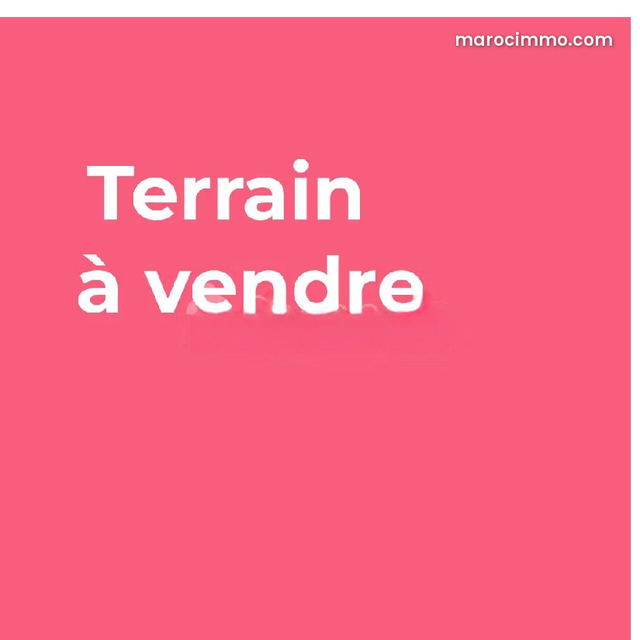 Terrain a vendre 429 m² angle Rabat — Rabat