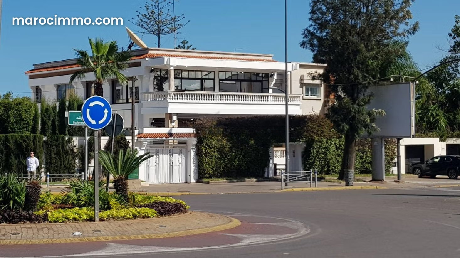 900 m² Villa on 1,186 m² of Land, Anfa, Casablanca — Casablanca