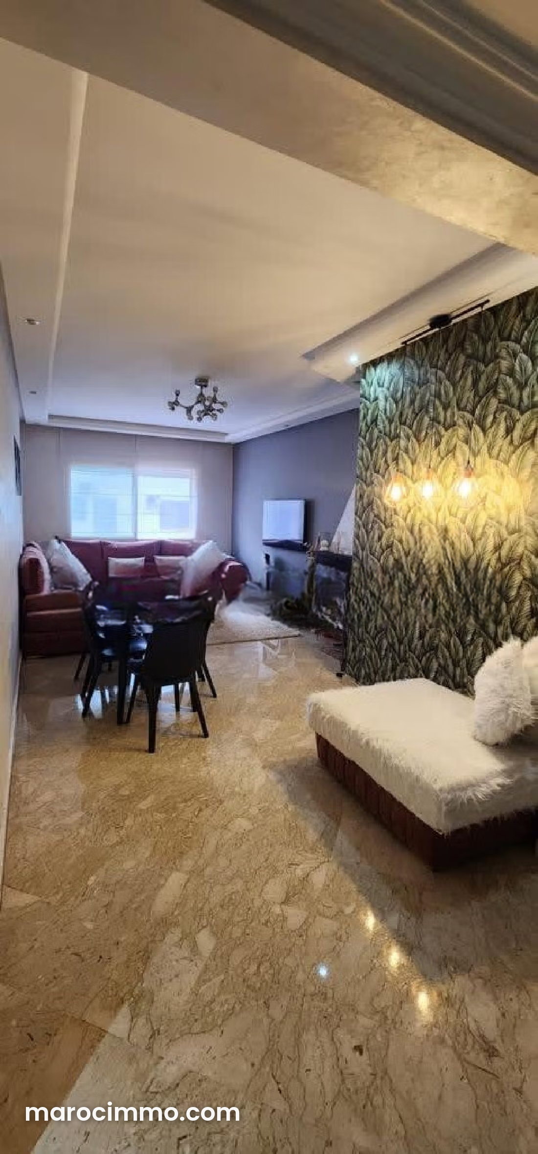 Appartement 4 pièces à Nassim Casablanca avec jardin et garage — Casablanca