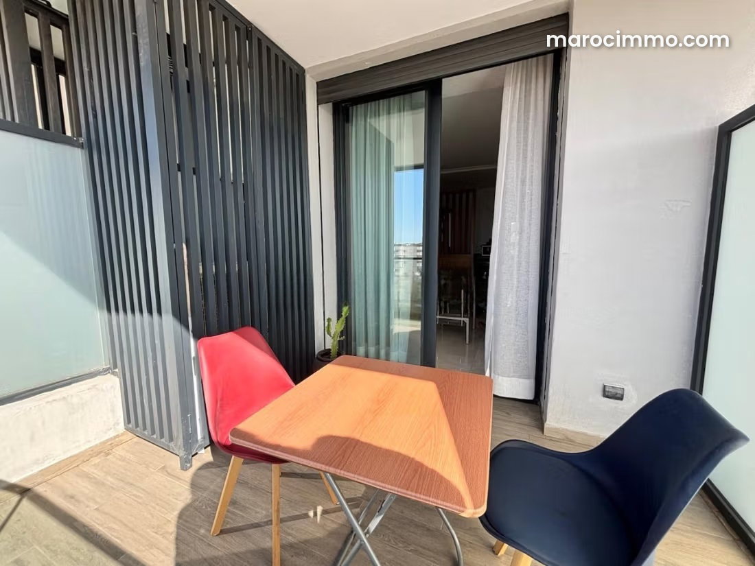 Furnished Studio with Sea View, Casablanca Finance City — Casablanca