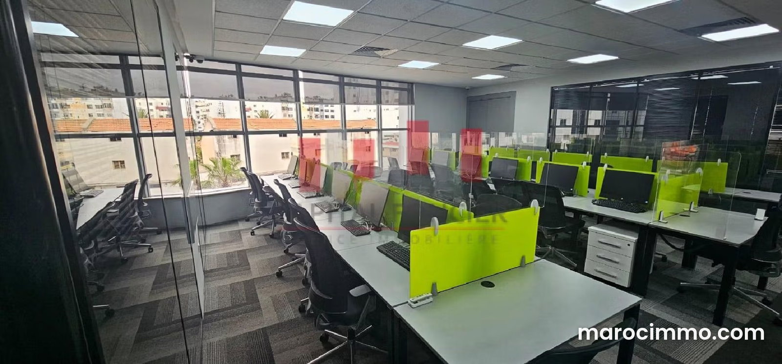 680 sqm Office with Terrace, Abdelmoumen, Casablanca — Casablanca