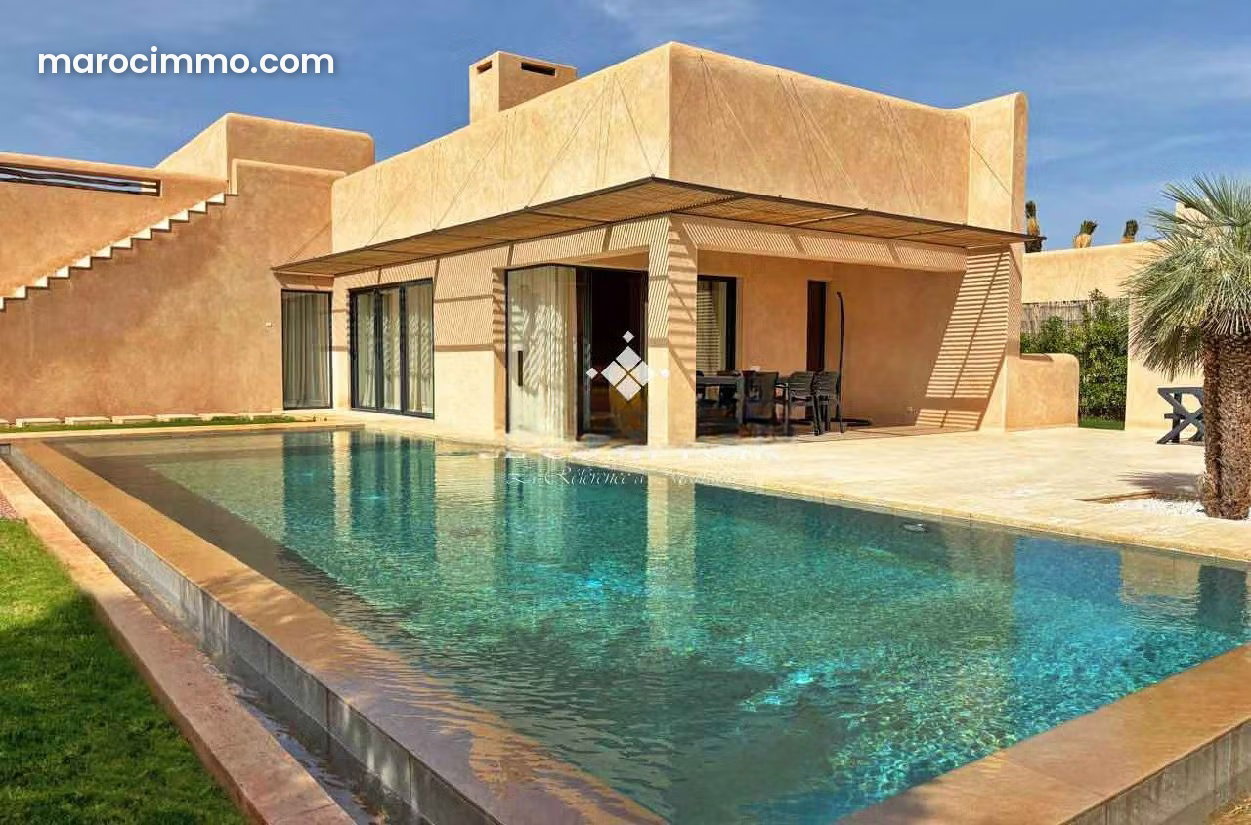 فيلا فاخرة للبيع بطريق أميزميز مراكش — مراكش