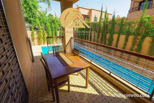 Villa vide à Targa, piscine privée jardin privé, Marrakech: à vendre — 2