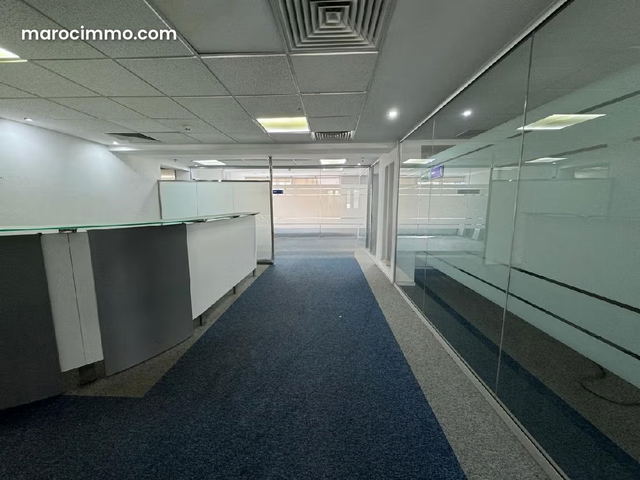 Bureau Prime 300 M² En Location Sur Abdelmoumen — Casablanca