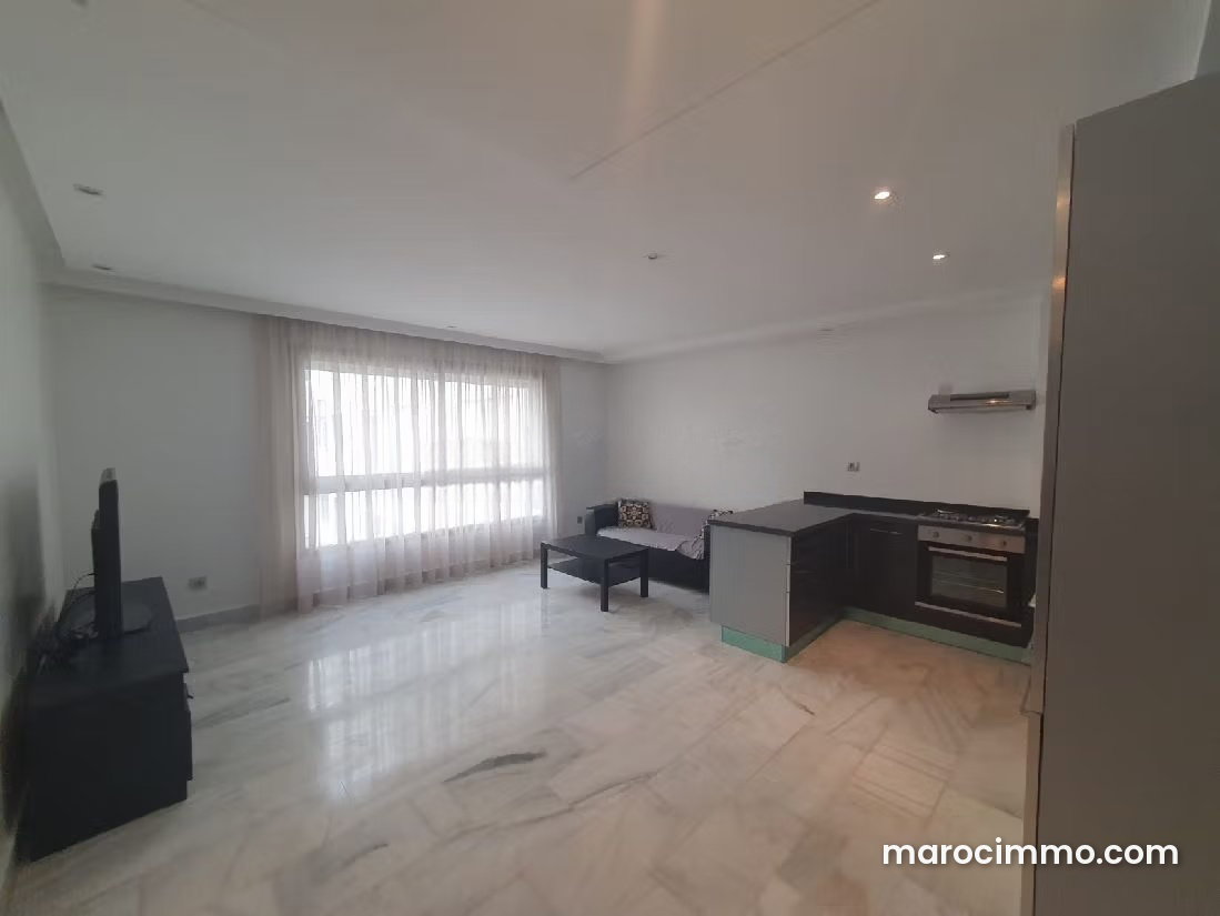 Furnished 55 sqm studio, Bourgogne, Casablanca, with parking — Casablanca