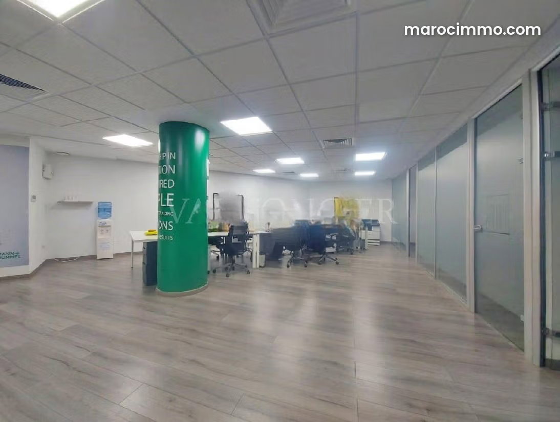 Bureau 161 m², Sidi Maarouf, Casablanca, zone d'affaires — Casablanca