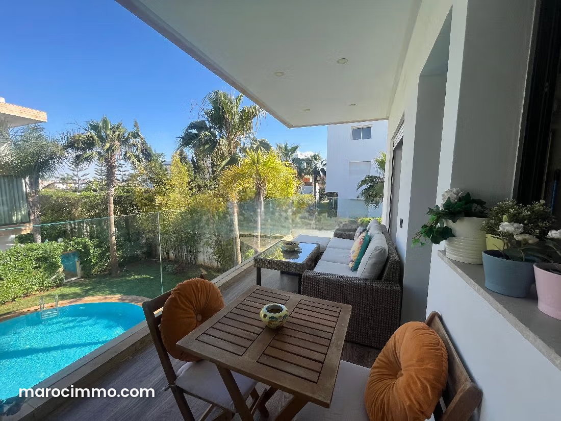 Appartement 97 m², 2 chambres avec piscine, Dar Bouazza — Dar Bouazza